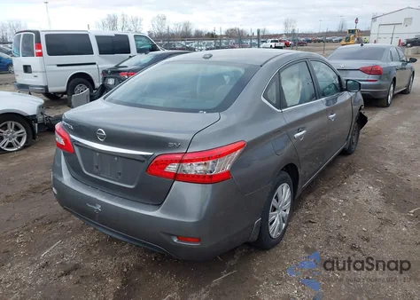 2015 Nissan Sentra Sv z USA, uszkodzony, nr VIN 3N1AB7AP1FL676653